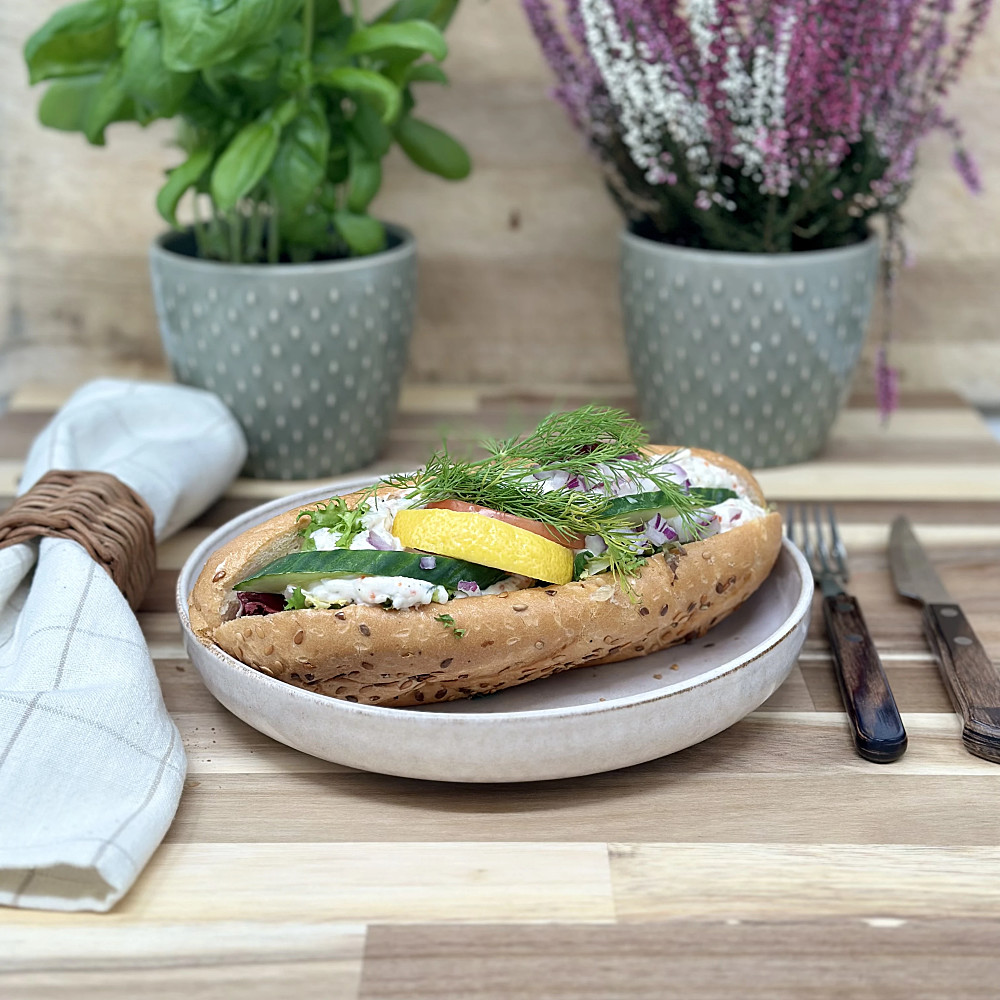 Baguette med skagenröra