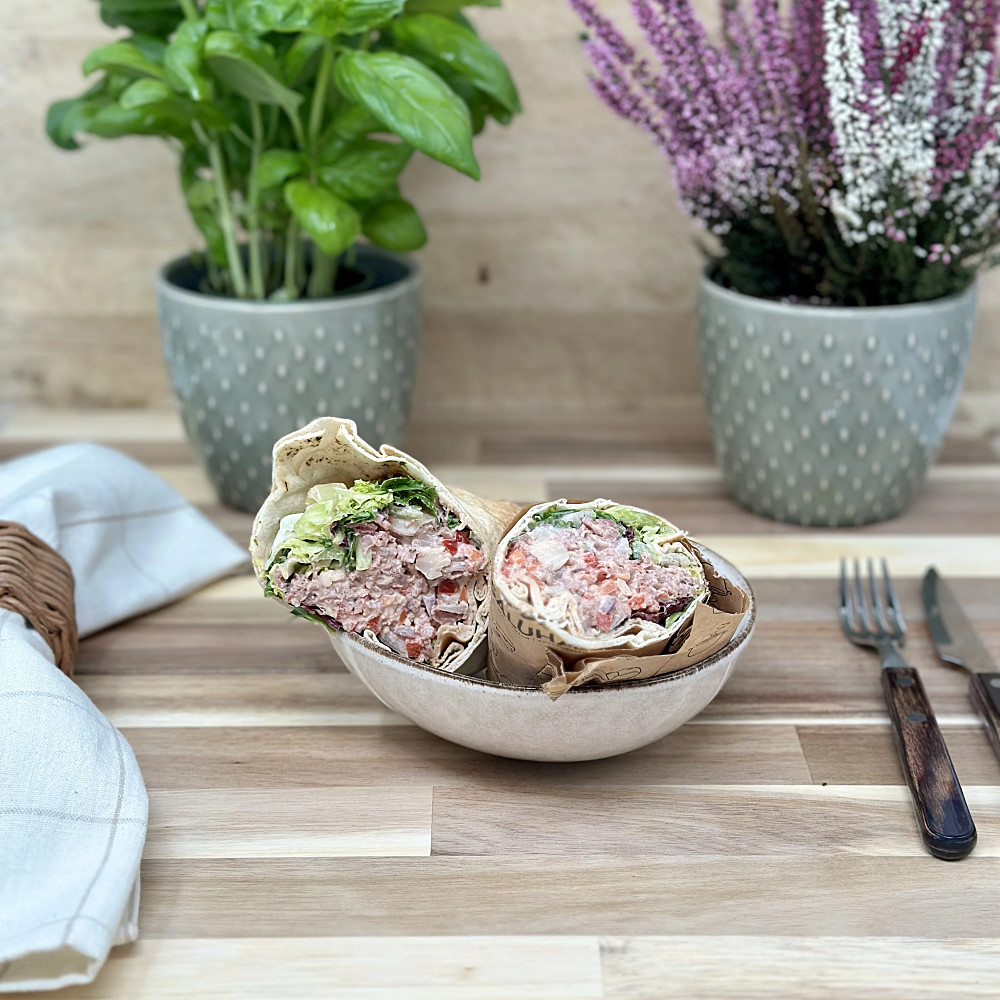 Wrap med skagenröra