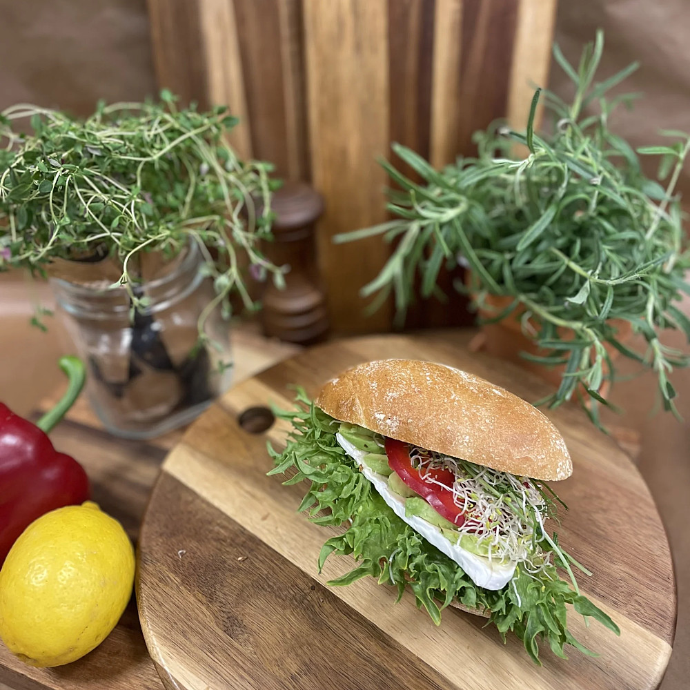 Ciabatta med avokado & brie