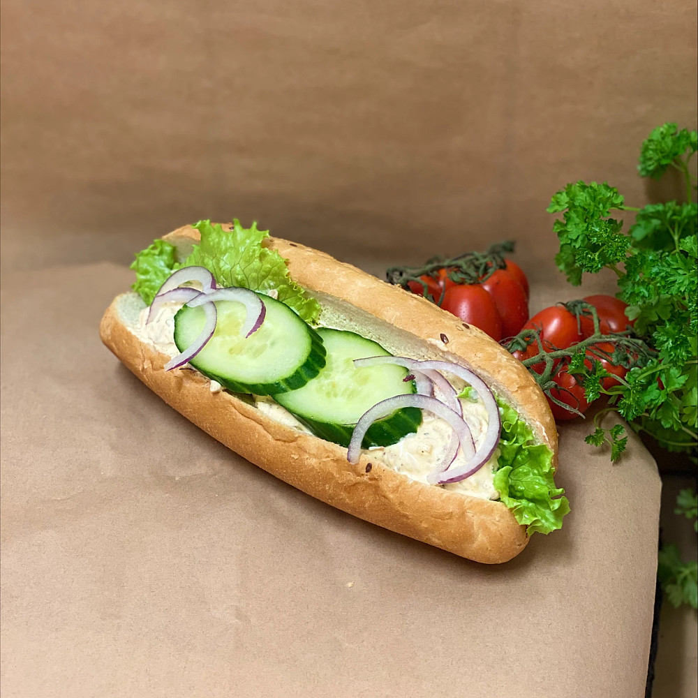 Baguette med egengjord kebabröra