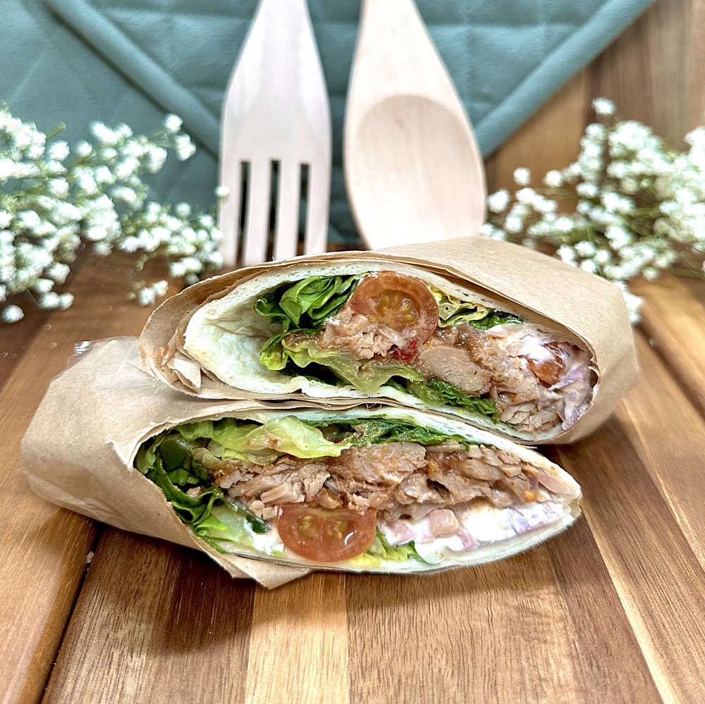 Pulled pork wrap