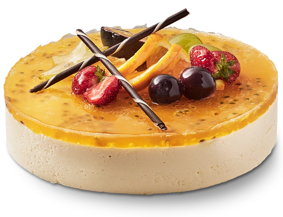 Moussetårta passionsfrukt