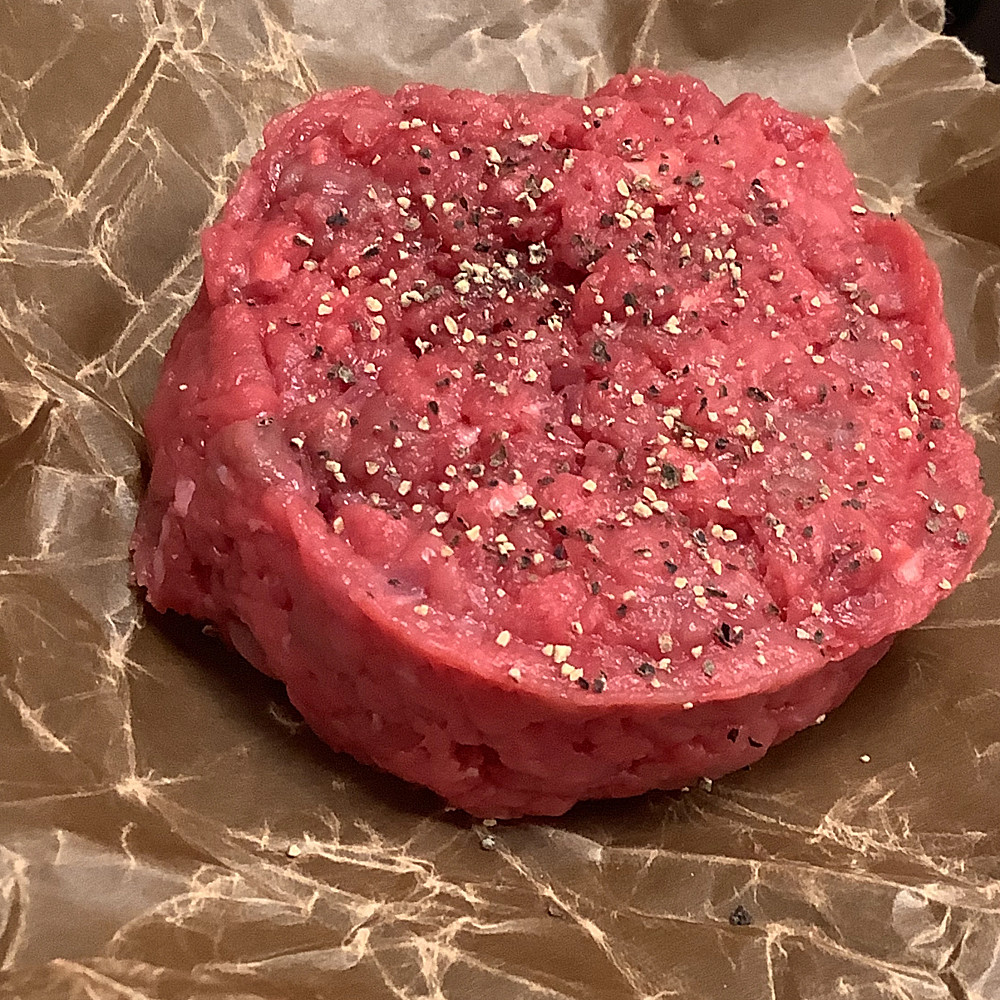 En färsk hamburgare ifrån våran köttavdelning.
