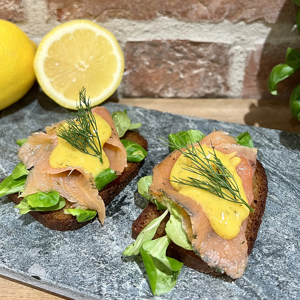 Smörrebröd lax 