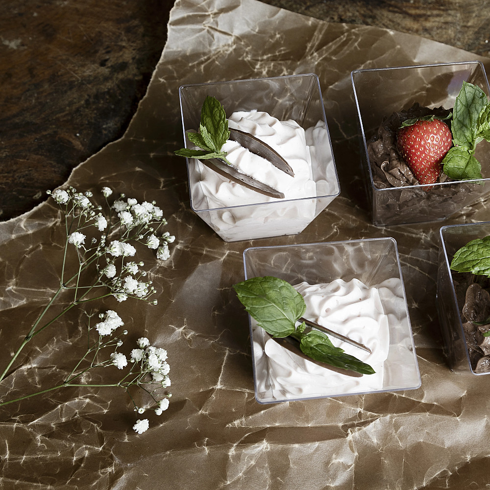 en ljuvlig hallonmousse med nobless