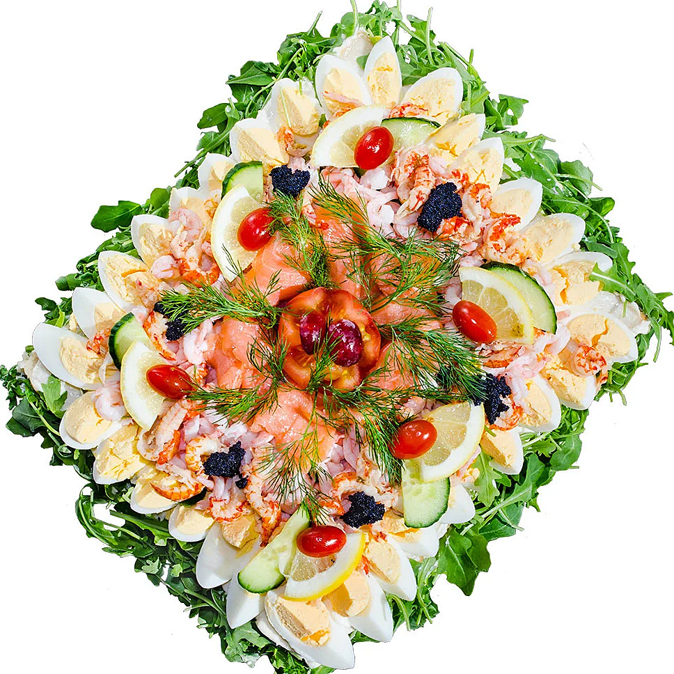 Skaldjurstårta deluxe