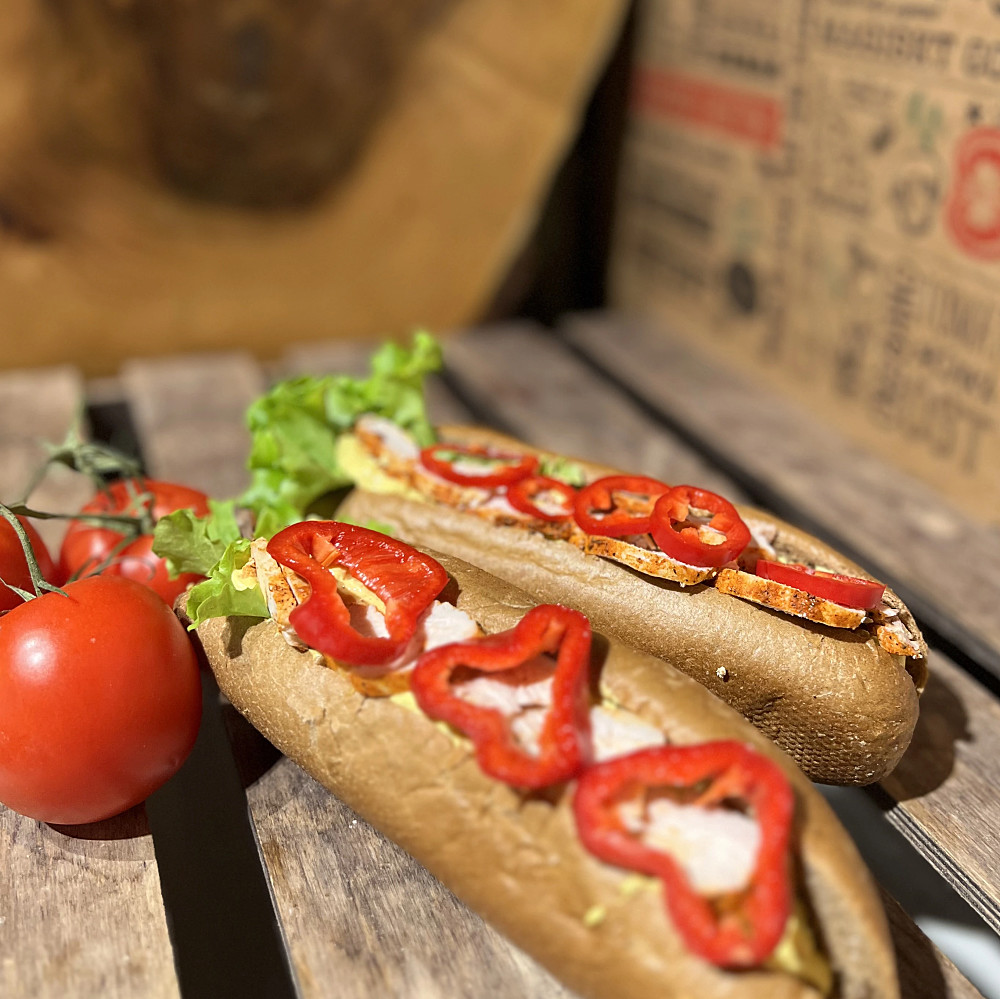 Kycklingbaguette