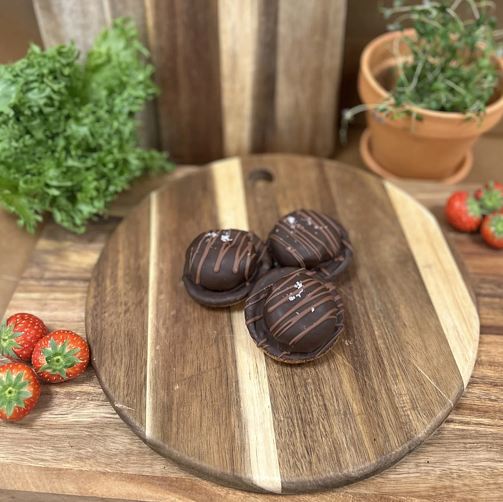 Dulcebiskvie med kolagömma