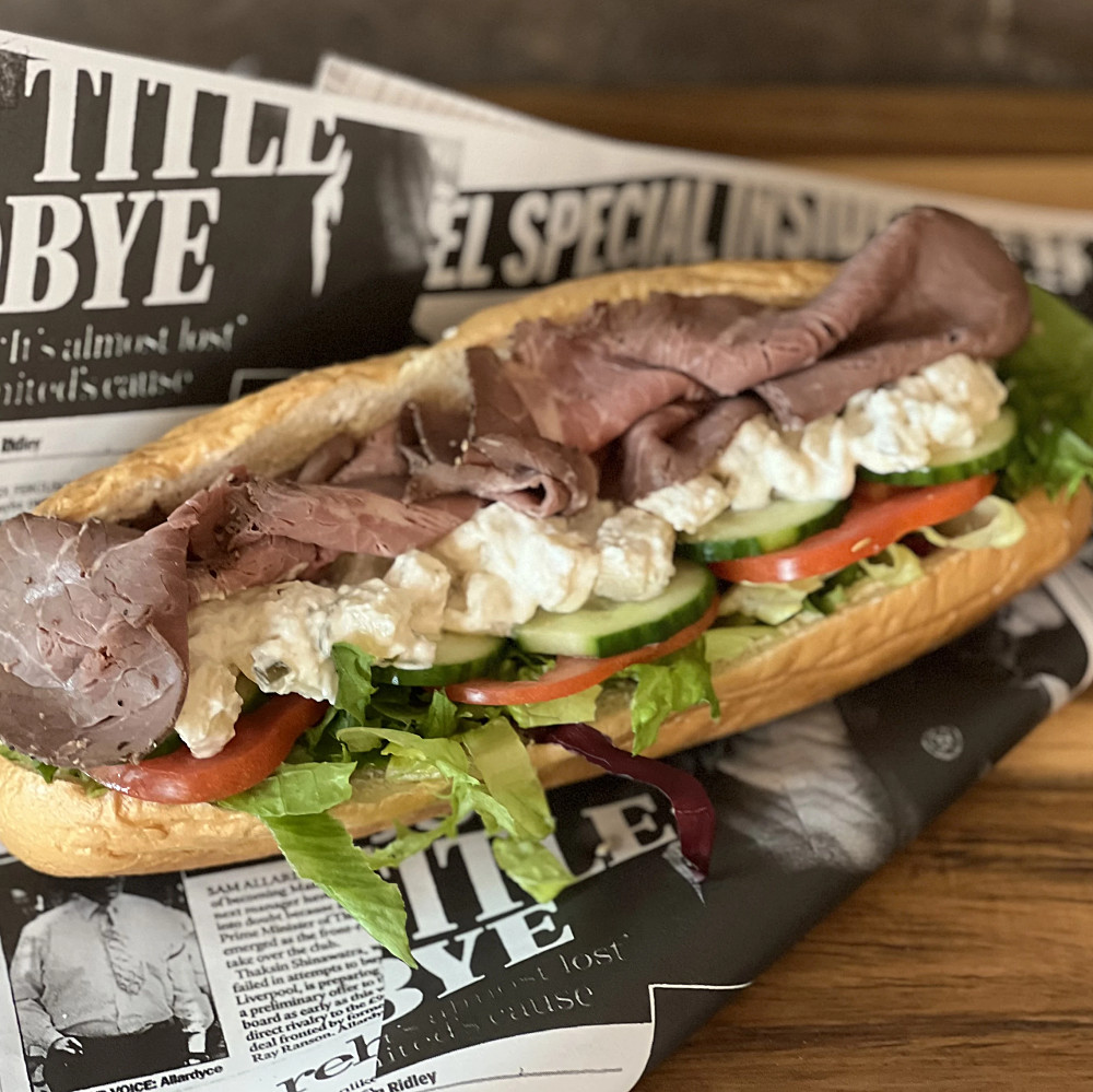Baguette Rostbiff & Potatissallad