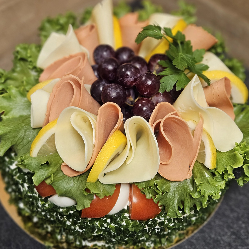 Vegetarisk smörgåstårta 8p