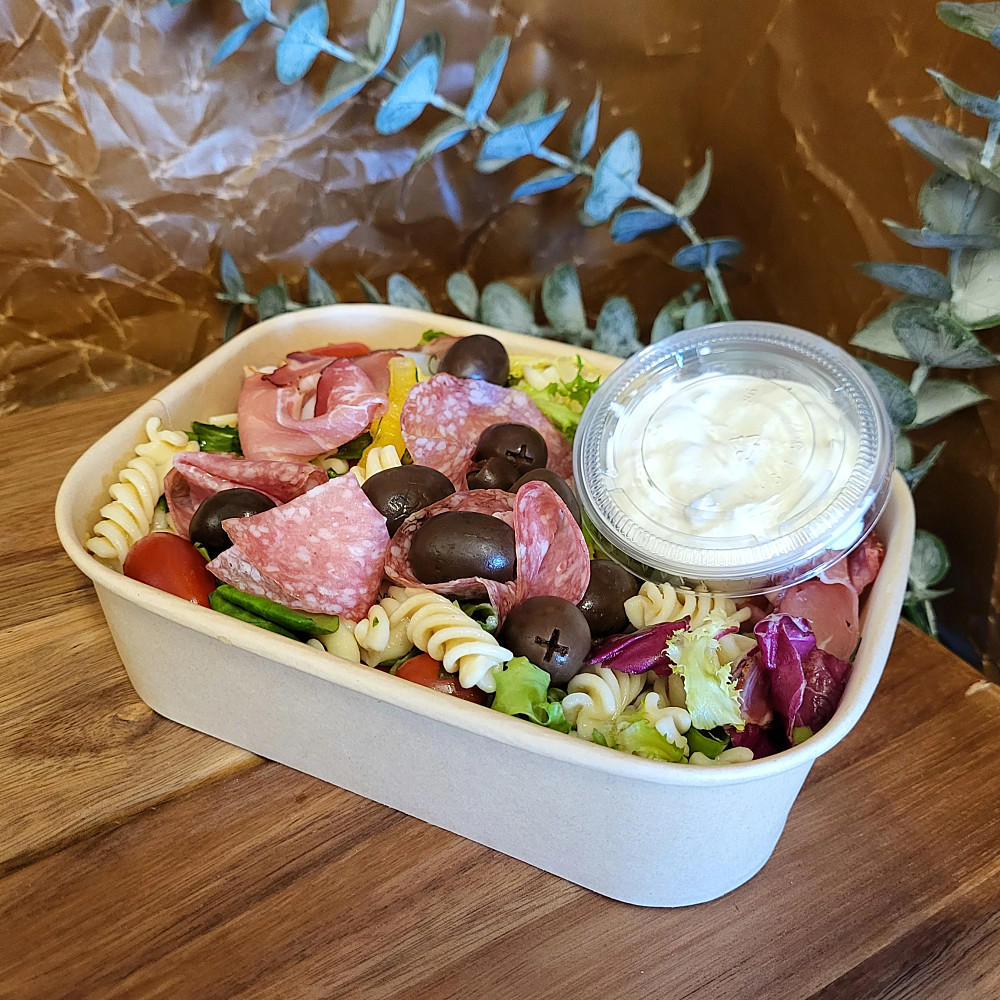 Pastasallad Milano med tzatziki