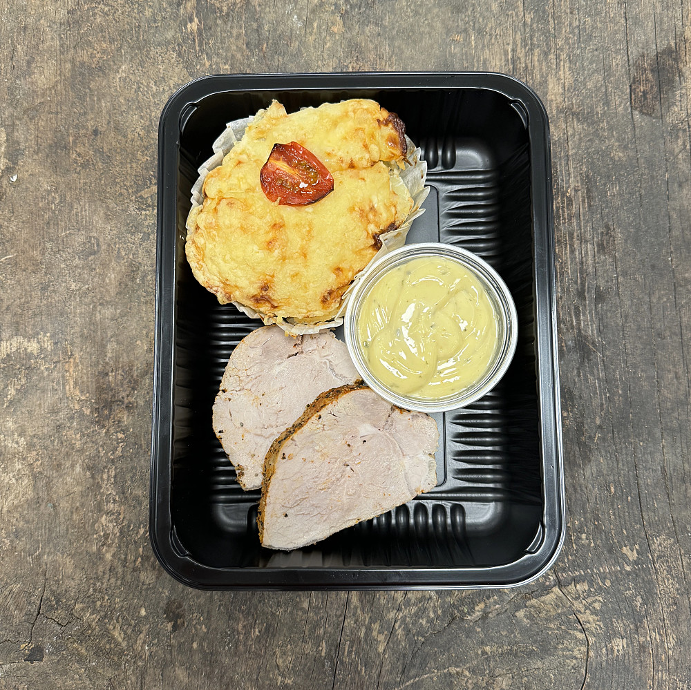 Benfri kotlettrad med potatisgratäng