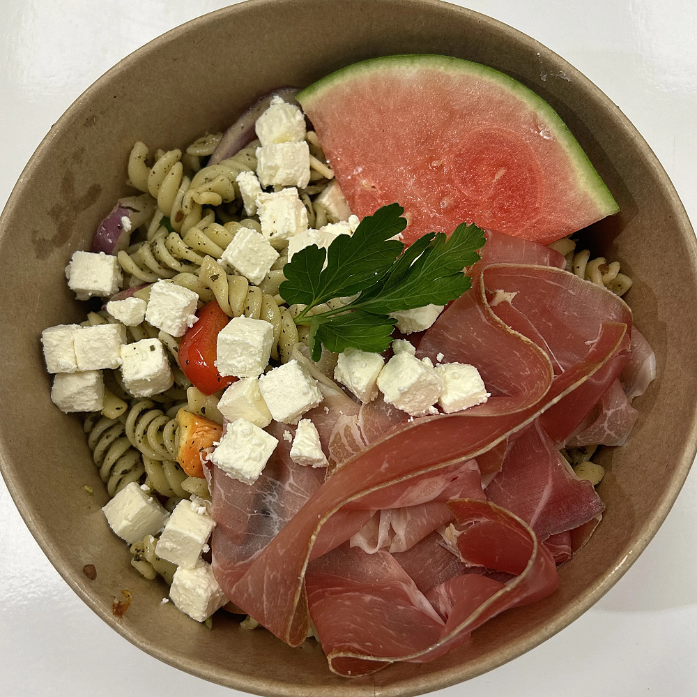 Pastasallad med prosciutto