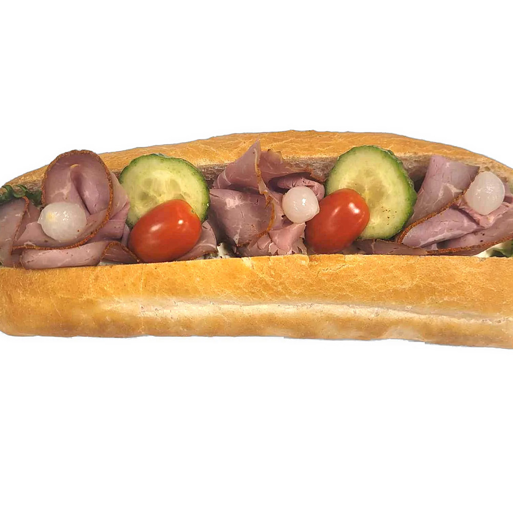 Baguette rostbiff och potatissallad