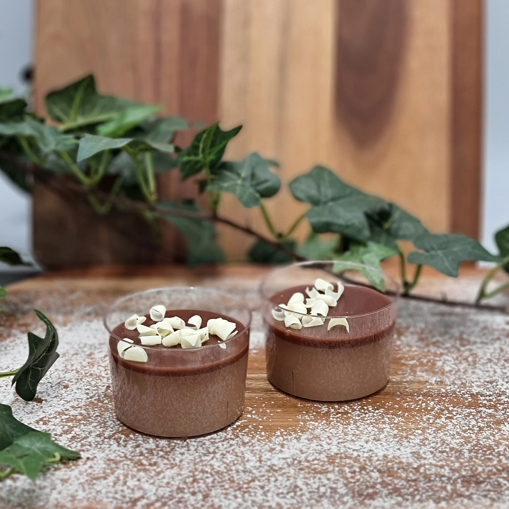 Mjölkchokladpannacotta 2-p