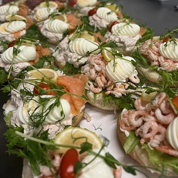Glutenfri räkmacka från vårt kök