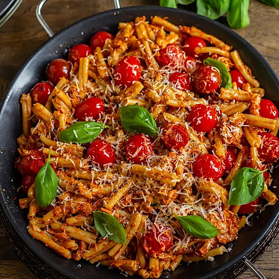 Pastasallad rosso