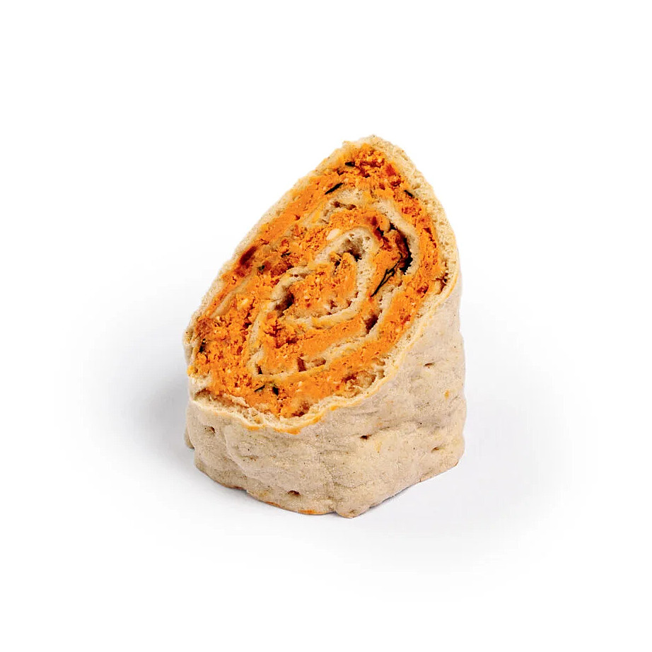 tunnbröd med fetaostkräm och soltorkad tomat