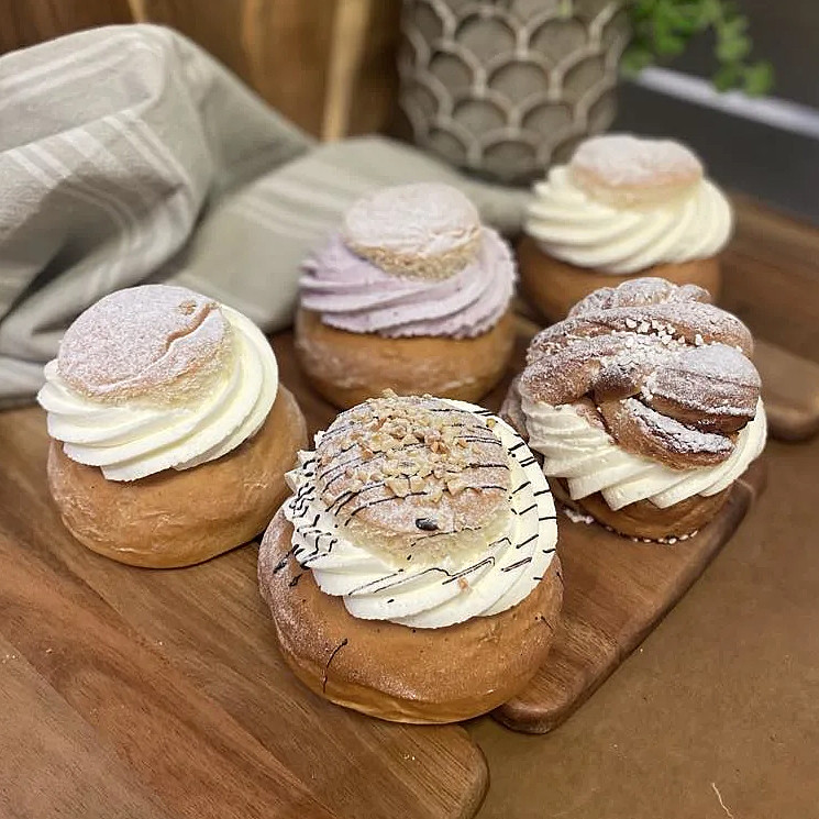 Semlor i massa olika goda smaker