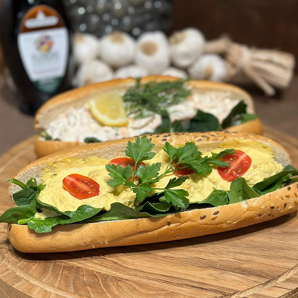 Kycklingbaguette