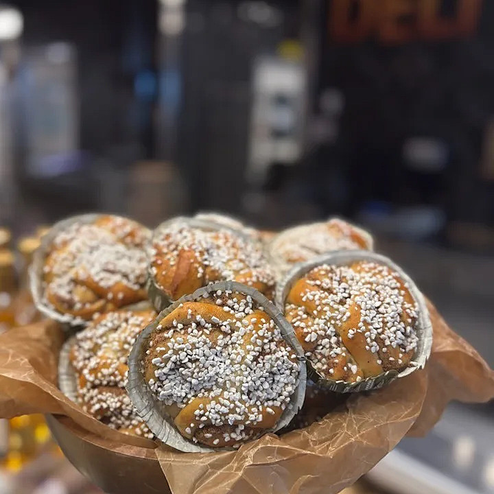 Kanelbullar lyx modell med pärlocker