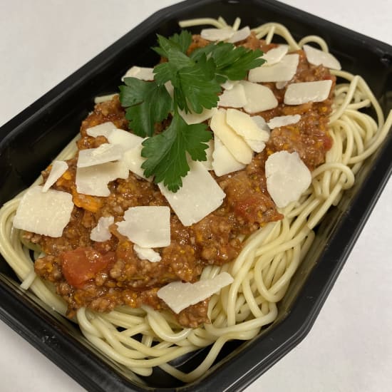 Köttfärssås och pasta