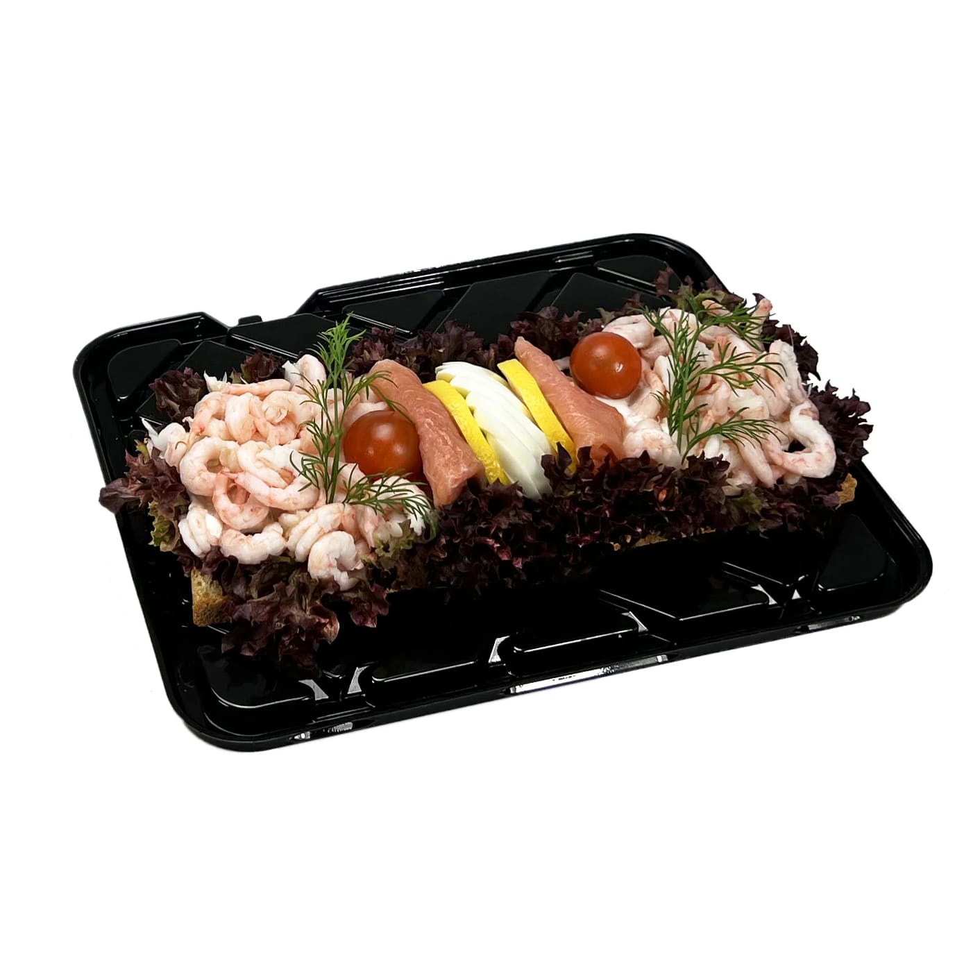 Landgång med lax & räkor | Catering Maxi ICA Stormarknad Haninge