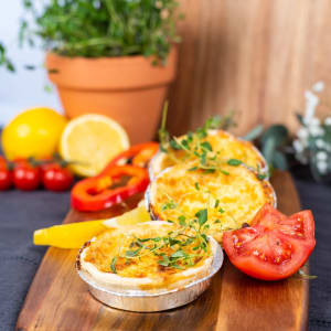 Minipaj med feta & soltorkade tomater