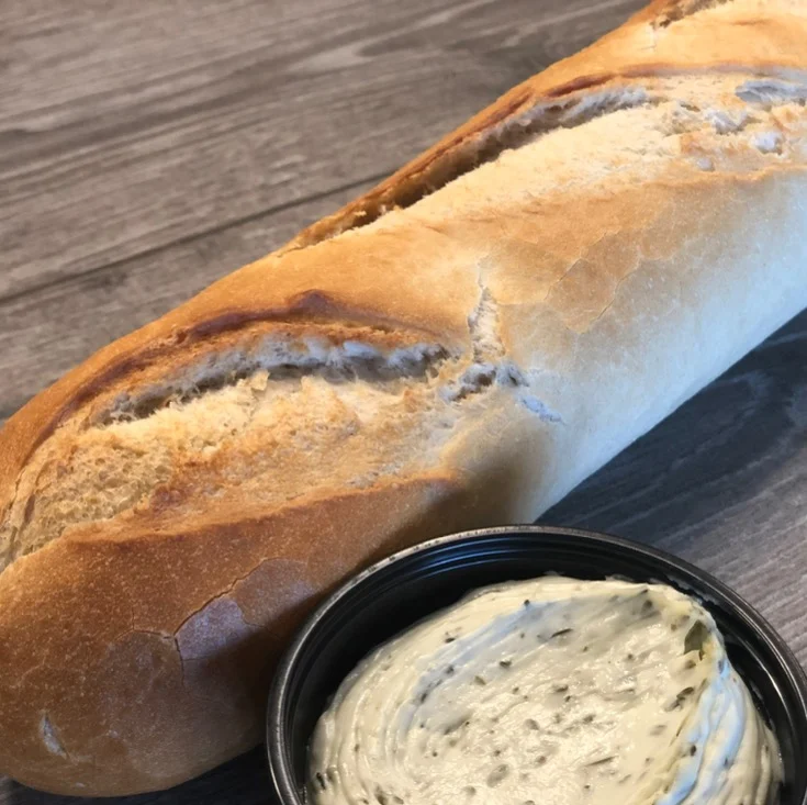 Baguette & timjancreme
