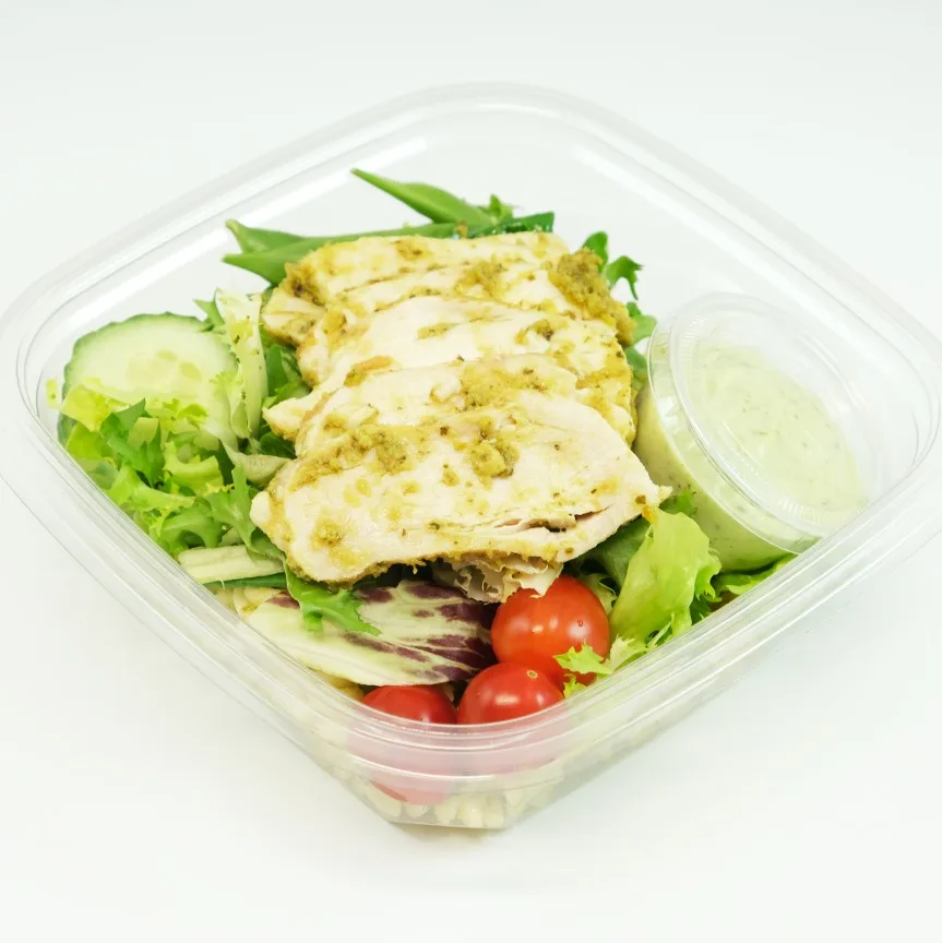 Pestokycklingsallad
