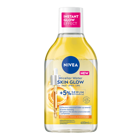 Niveas liminous serum, förpackningen.