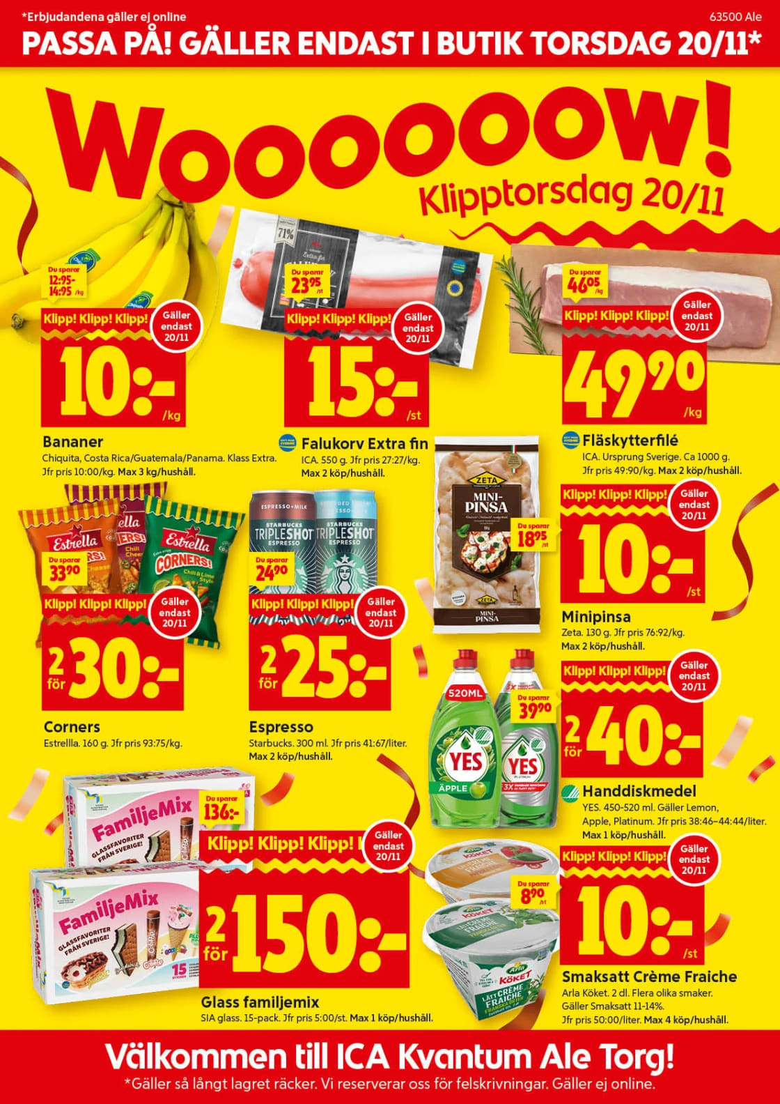 Klipptorsdag ICA Kvantum Ale