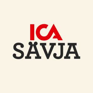 Logotyp med texten "ICA SÄVJA".