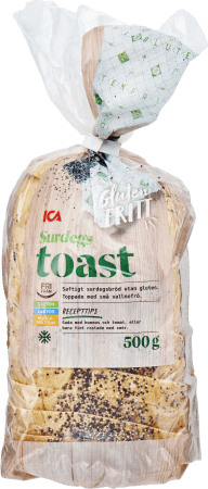 ICAs glutenfria sortiment på bröd