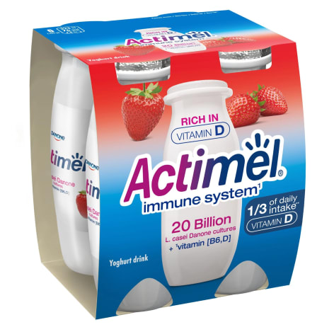 Packshot av Actimel Jordgubb