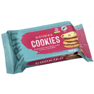 En förpackning med glutenfria kakor.