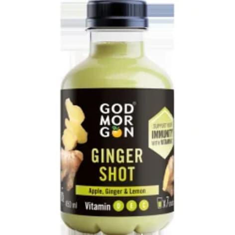 Pack shot god morgon ginger shot