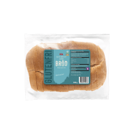 En förpackning med glutenfritt bröd.