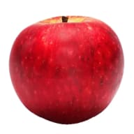 Ett äpple och fyra cirkeldiagram som visar olika faser.