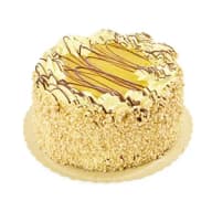 Fräsch tårta med citrongelé och rispuffar, perfekt till fikat eller som dessert.