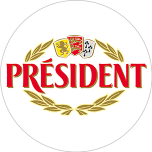 Logotyp för företaget President