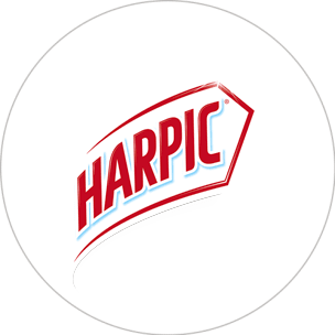Harpic logotyp.