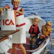 reklambild på unga fru ICA - ICA Stigs föregångare