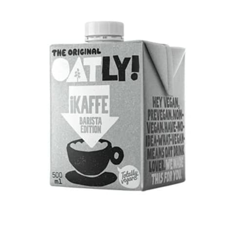 Oatly iKaffe 0,5l-förpackning.