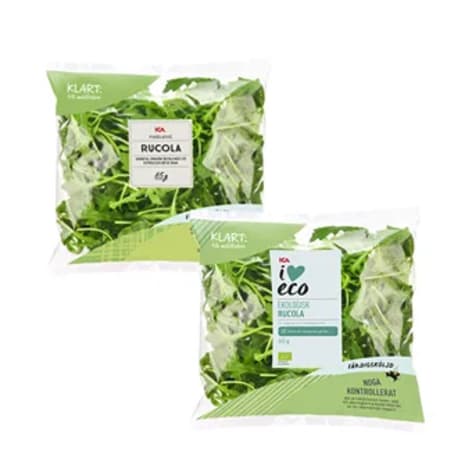 ICA Rucola i påse.