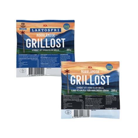 ICA grillost i förpackning.