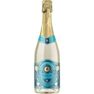 Flaska med alkoholfritt mousserande vin märkt "Chapel Hill".