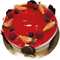 Hallon- & citronmousse