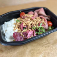 Kall tallrik: Rostbiff och potatissallad