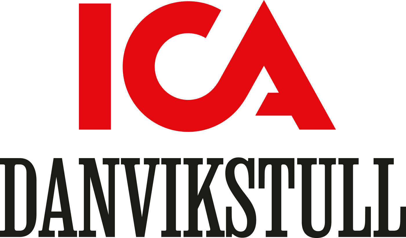 ICA-logotyp med texten "Danvikstull".